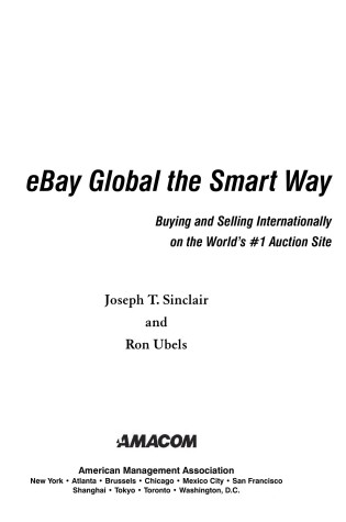 Cover of Ebay Global the Smart Way