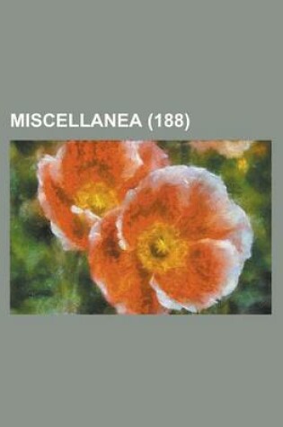Cover of Miscellanea (188)