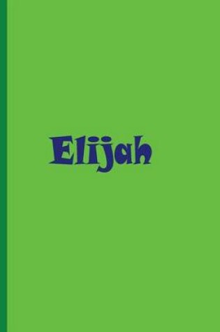 Cover of Elijah - Personalized Journal