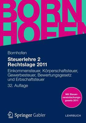 Book cover for Steuerlehre 2 Rechtslage 2011