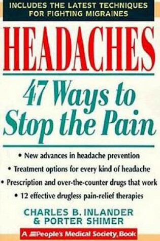 Cover of Headaches 47 Ways to Stop the Pain