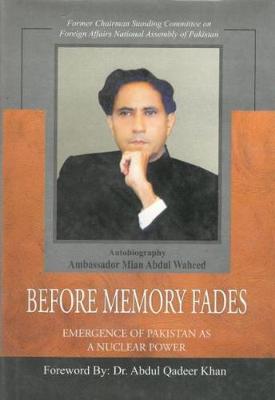 Book cover for Before Memory Fades: