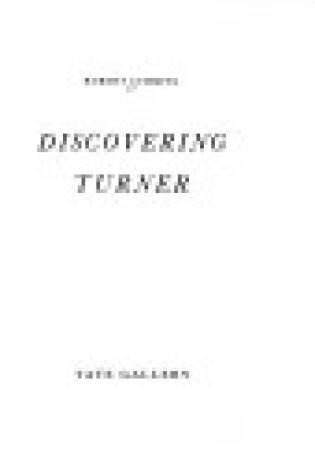 Cover of Discovering Turner