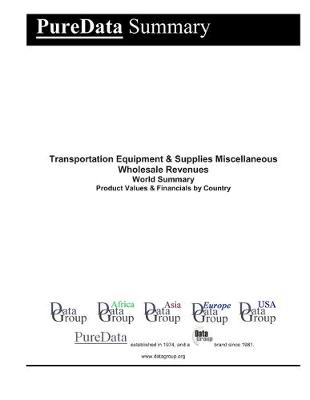 Cover of Transportation Equipment & Supplies Miscellaneous Wholesale Revenues World Summary