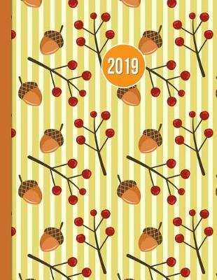Book cover for 2019 Planner; Acorns
