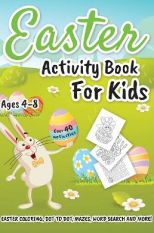 Cover of Easter Activity Book for Kids ages 4-8