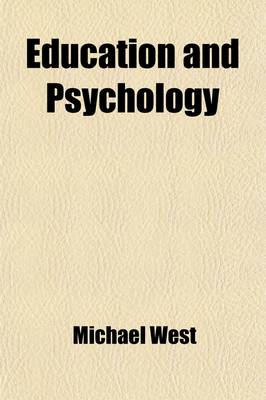 Book cover for Education and Psychology