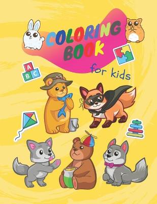 Book cover for Coloring book for kids