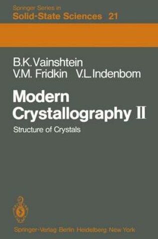 Cover of Modern Crystallography II