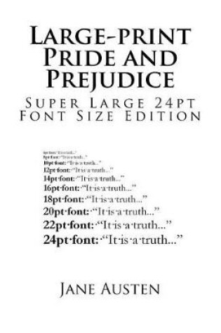 Cover of Large-print Pride and Prejudice