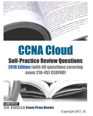 Book cover for CCNA Cloud Self-Practice Review Questions 2018 Edition