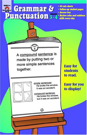 Book cover for Grammar and Punctuation Grades 3-4