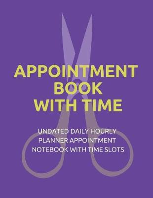 Book cover for Appointment Book with Time