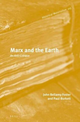 Cover of Marx and the Earth