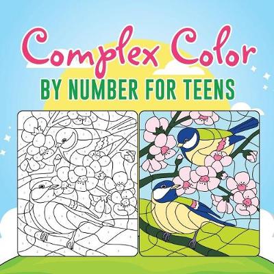 Book cover for Complex Color by Number for Teens