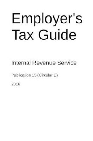 Cover of Employer's Tax Guide