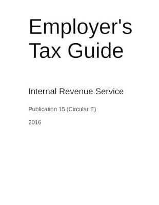 Book cover for Employer's Tax Guide