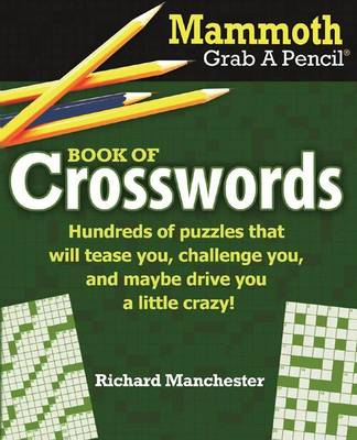 Book cover for Mammoth Grab A Pencil Book of Crosswords