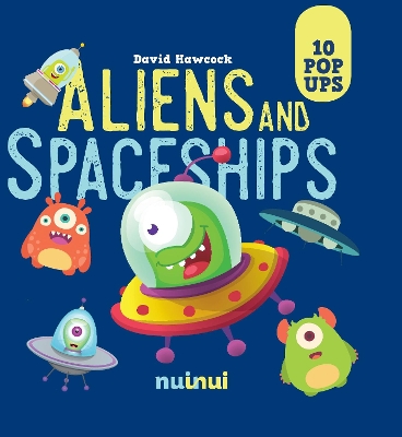 Book cover for 10 Pop Ups: Aliens and Spaceships