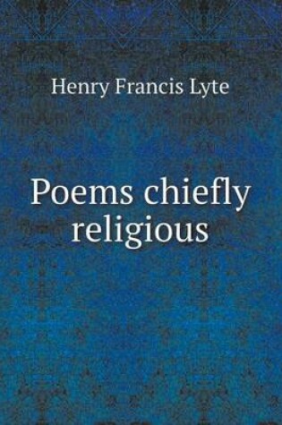 Cover of Poems chiefly religious