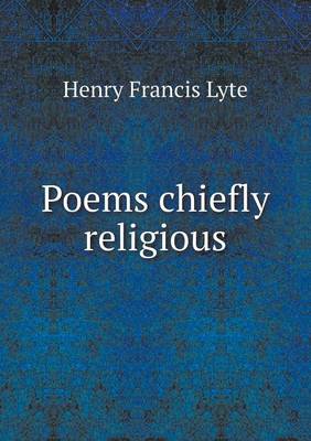 Book cover for Poems chiefly religious