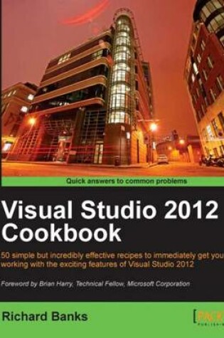 Cover of Visual Studio 2012 Cookbook