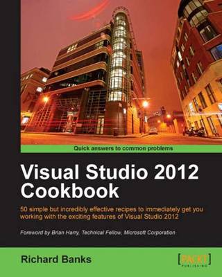 Book cover for Visual Studio 2012 Cookbook