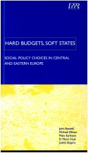 Book cover for Hard Budgets and Soft States