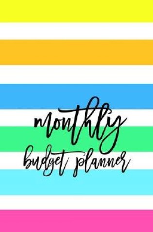 Cover of Monthly Budget Planner