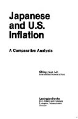 Cover of Japanese and United States Inflation