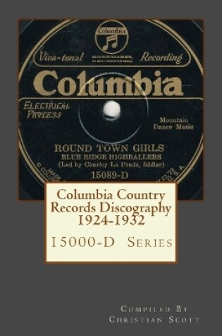 Cover of Columbia Country Records Discography 1924-1932