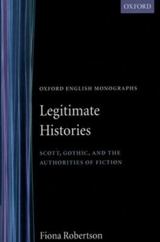 Cover of Legitimate Histories