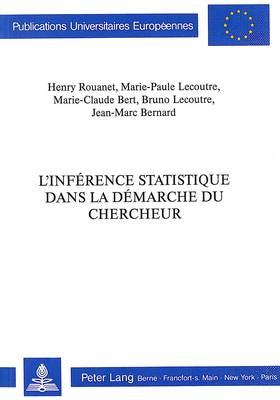 Book cover for L'Inference Statistique Dans La Demarche Du Chercheur