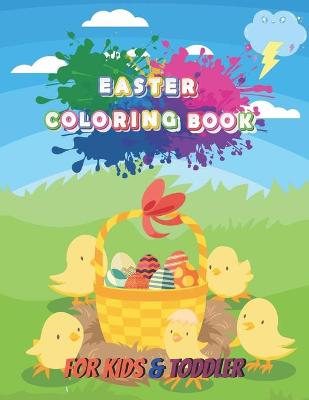 Book cover for Easter Coloring Book for Kids & Toddler