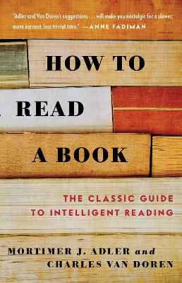 Book cover for How to Read a Book