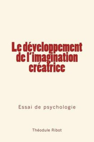 Cover of Le developpement de l'imagination creatrice