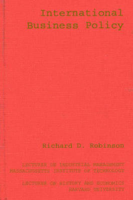 Book cover for International Business Policy