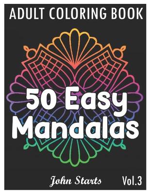 Book cover for 50 Easy Mandalas