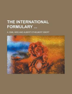 Book cover for The International Formulary