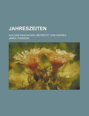Book cover for Jahreszeiten; Aus Dem Englischen Ubersetzt Von Harries