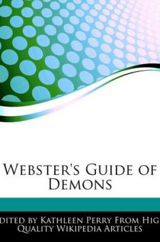 Cover of Webster's Guide of Demons