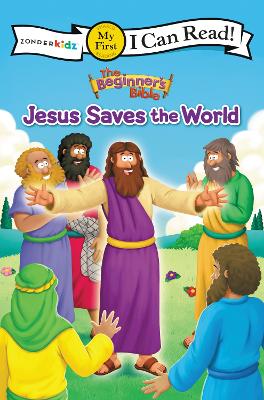 Book cover for The Beginner's Bible Jesus Saves the World