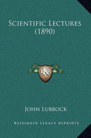 Cover of Scientific Lectures (1890)