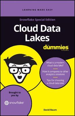 Book cover for Cloud Data Lakes for Dummies, Snowflake Special Edition (Custom)