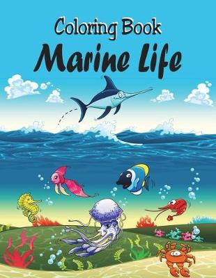 Book cover for Coloring Book - Marine Life