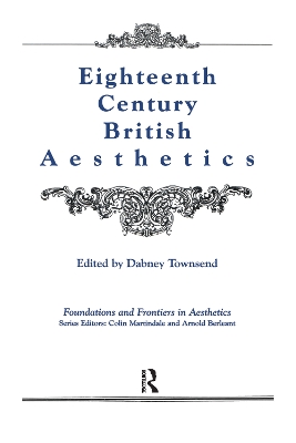 Cover of Eighteenth-Century British Aesthetics