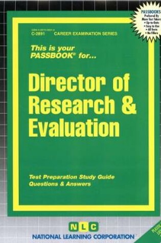 Cover of Director of Research & Evaluation
