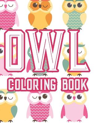 Book cover for Owl Coloring Book