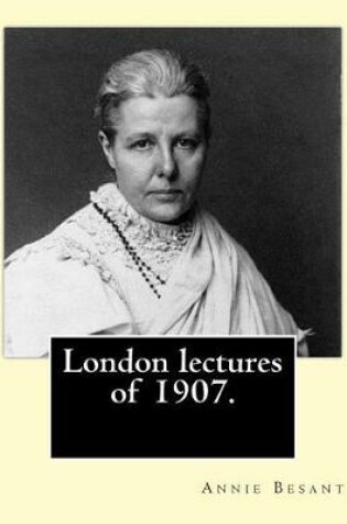 Cover of London lectures of 1907. By