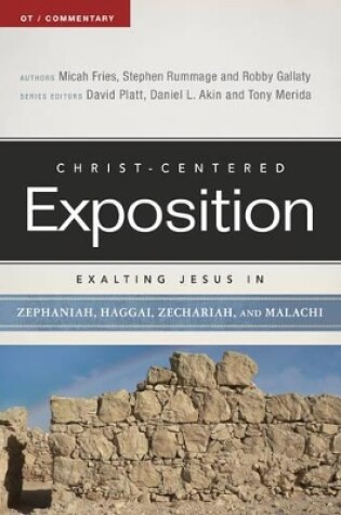 Cover of Exalting Jesus in Zephaniah, Haggai, Zechariah, and Malachi